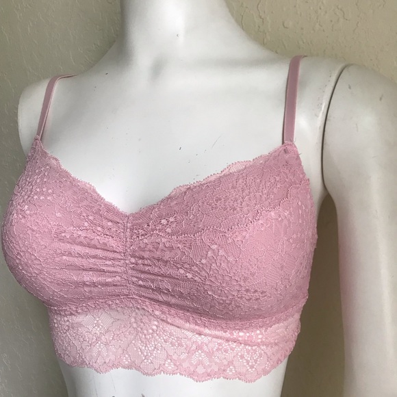 PINK Light Pink Lace Bralette - Picture 8 of 9
